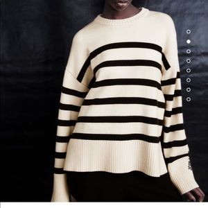 Zara striped knit sweater